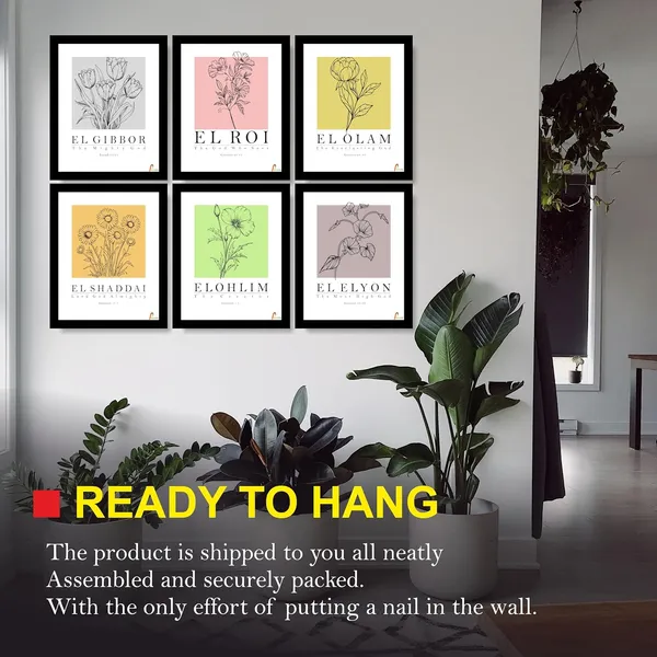MDF_Floral_Quote_Set_Of_6_Wall_Frames