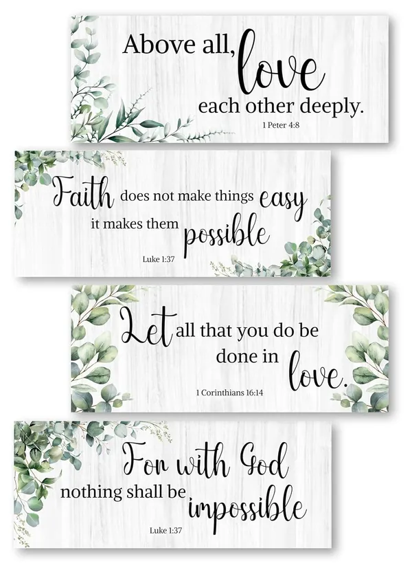 Christian_Inspirational_Quote_Set_Of_4_Wall_Plaques