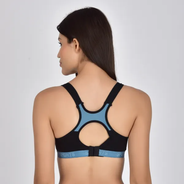 Blue_And_Black_Sports_Fit_Sports_Bra_for_Women