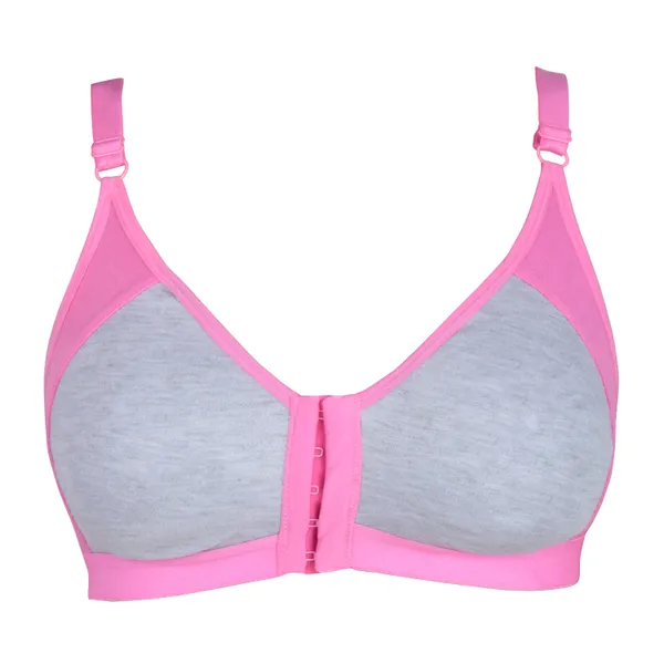 Pink_And_Grey_Front-Open_Bra_For_Women