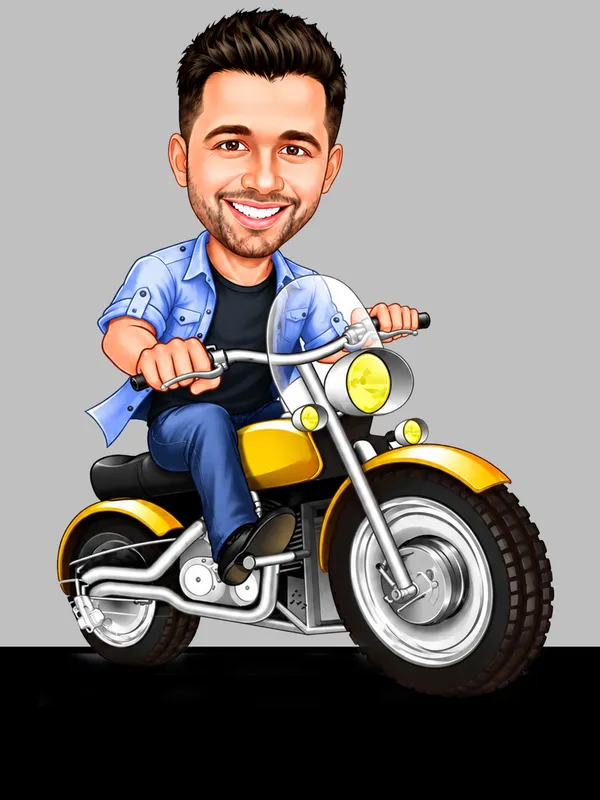 Bike_Rider_Caricature