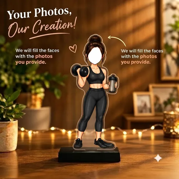 Female_Trainer_Caricature_Black_Fitted_Activewear_Set_Caricature