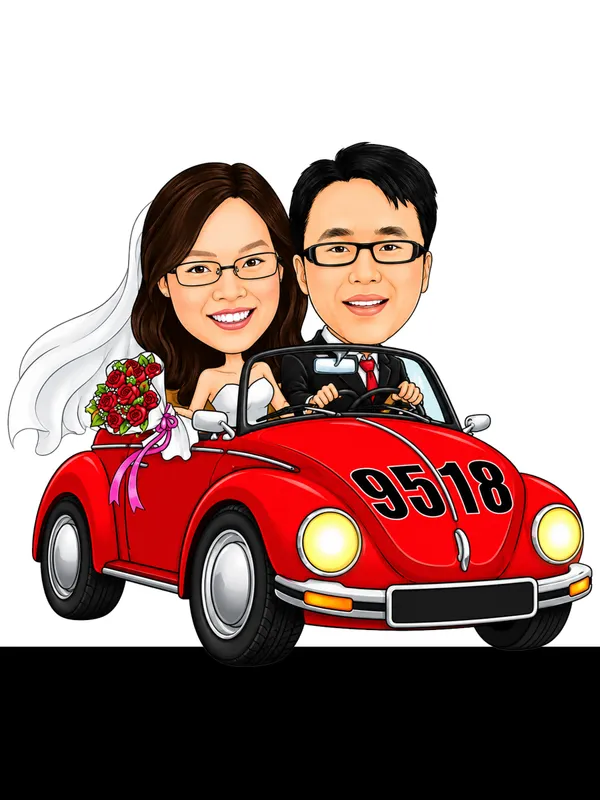 Wedding_Couple_Caricature