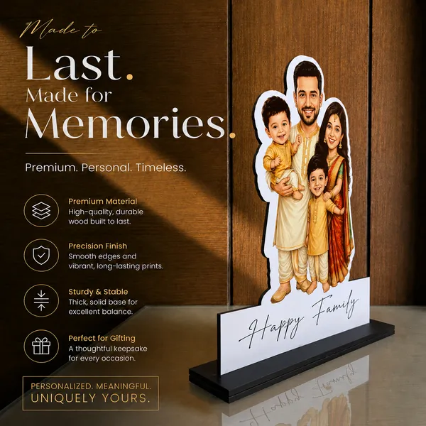 Wood_Personalized_Family_Caricature