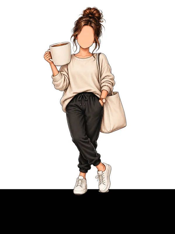 Coffe_Lover_Female_Caricature