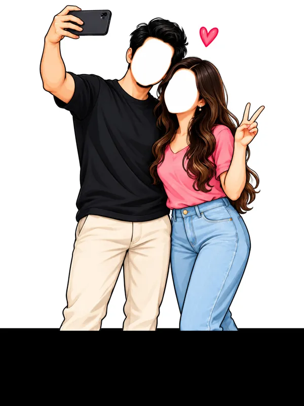Couple_Selfie_Face_Cutout_Standee