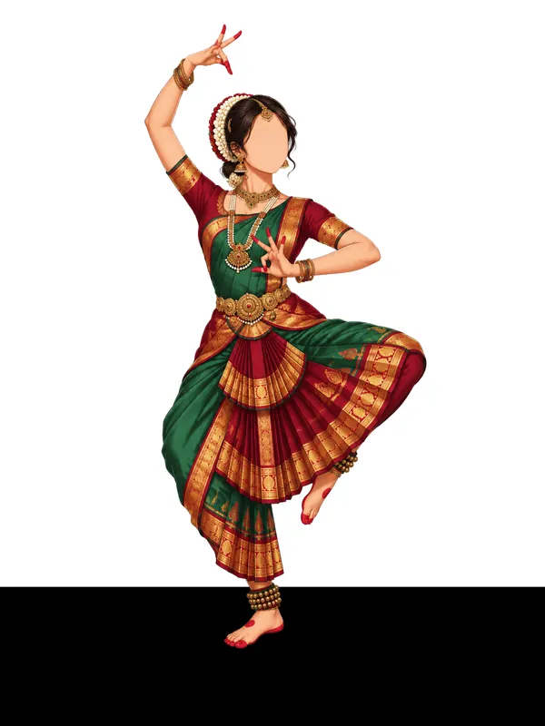 Bharatanatyam_Dancer__Caricature