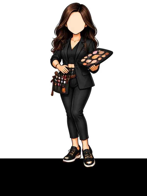 Illustrated_Makeup_Artist_Caricature