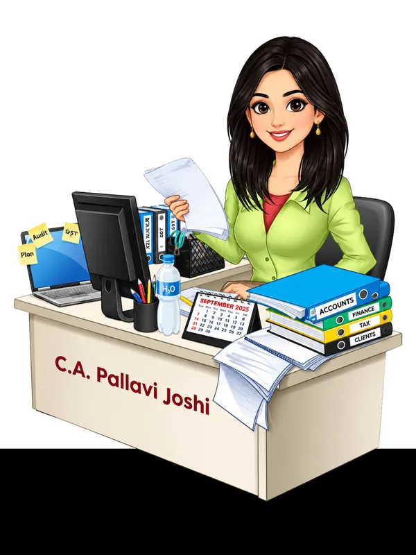 Personalized_Chartered_Accountant_Office_Desk_Caricature