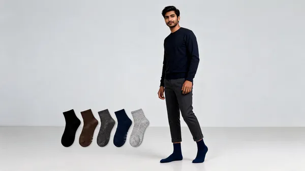 Multicolor_Cotton_Blend_Crew_Socks