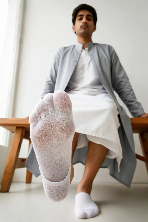 White_Cotton_Spandex_No_Show_Socks_For_Unisex