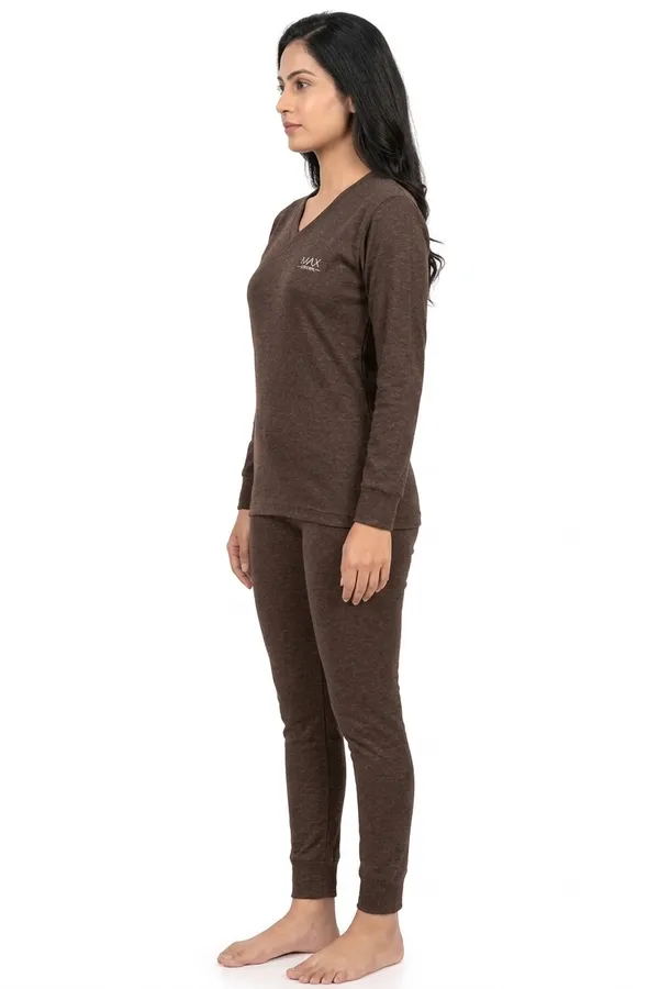 Brown_Long_Sleeve_V_Neck_Night_Suit_Set_for_Women