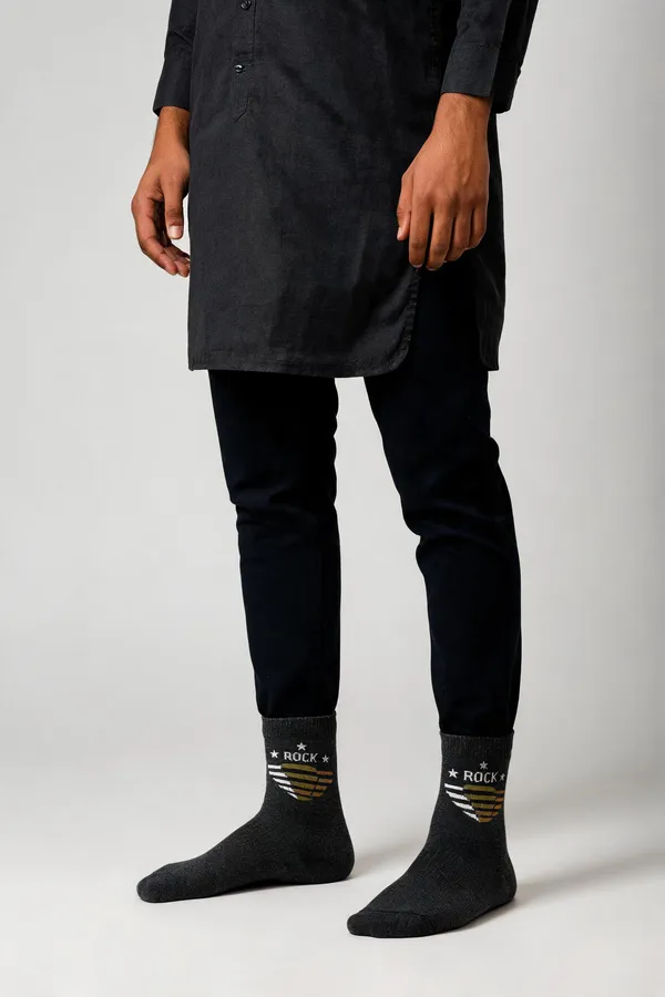 Multicolor_Cotton_Blend_Crew_Socks_For_Men