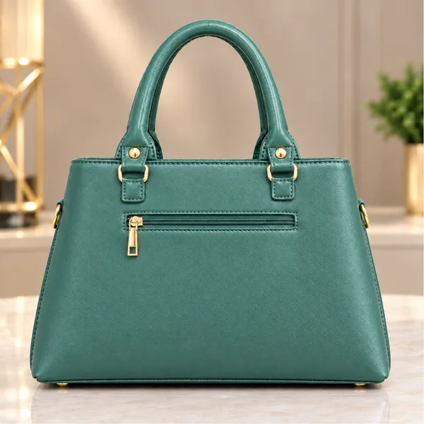 Green_Faux_Leather_Structured_Handbag_for_Women