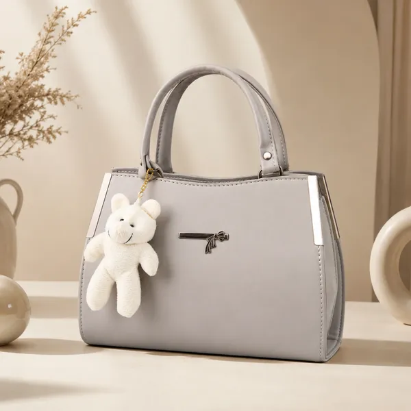 Grey_Faux_Leather_Structured_Handbag_for_Women