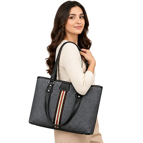 Black_Textured_Tote_Bag_for_Women