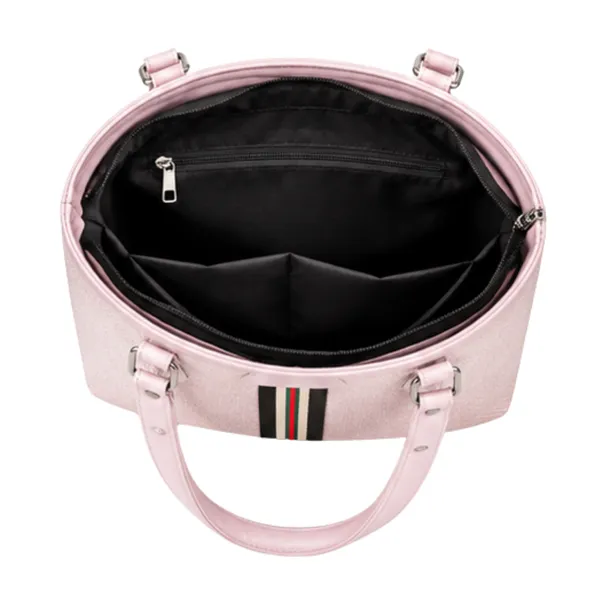 Pink_Textured_Tote_Handbag_for_Women