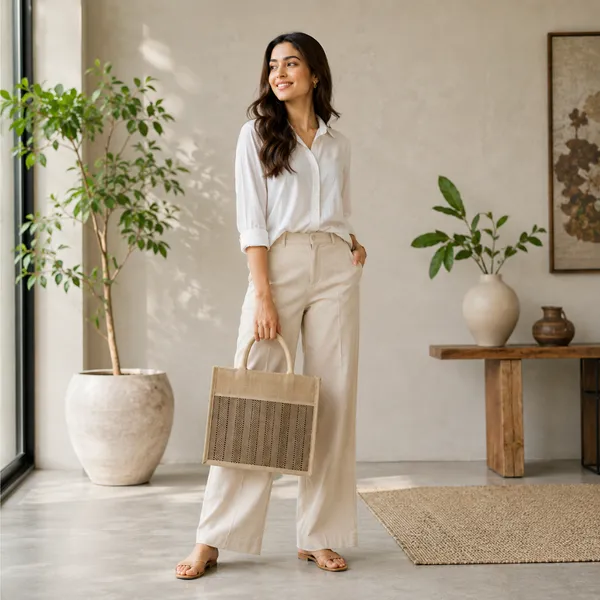 Beige_Woven_Structured_Tote_Bag_for_Women