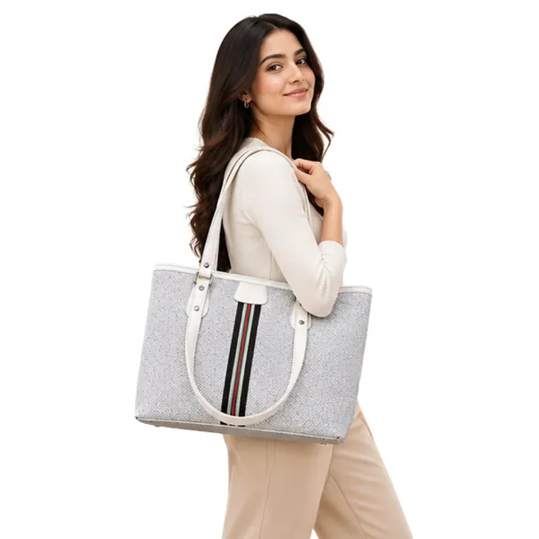 White_Textured_Tote_Bag_for_Women