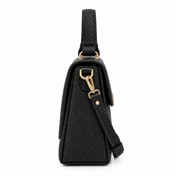 Black_Textured_Structured_Shoulder_Bag_for_Women