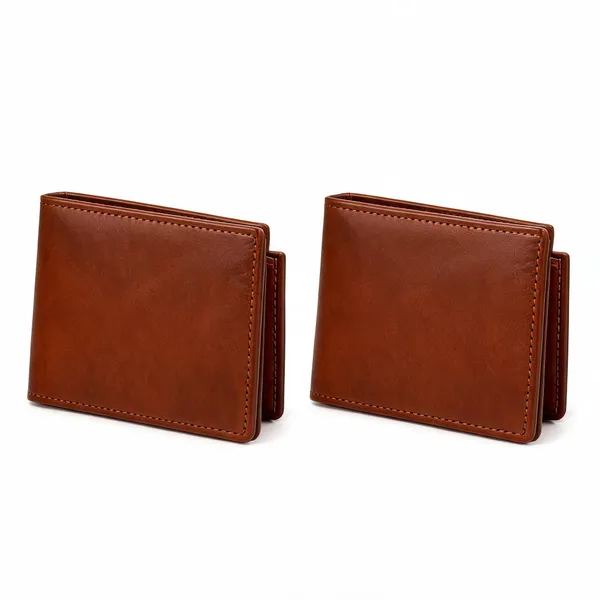Brown_Pu_Leather_Bifold_Wallet_For_Men_-_Pack_Of_2