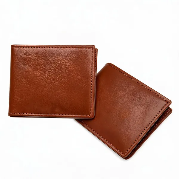 Brown_Pu_Leather_Bifold_Wallet_For_Men_-_Pack_Of_2