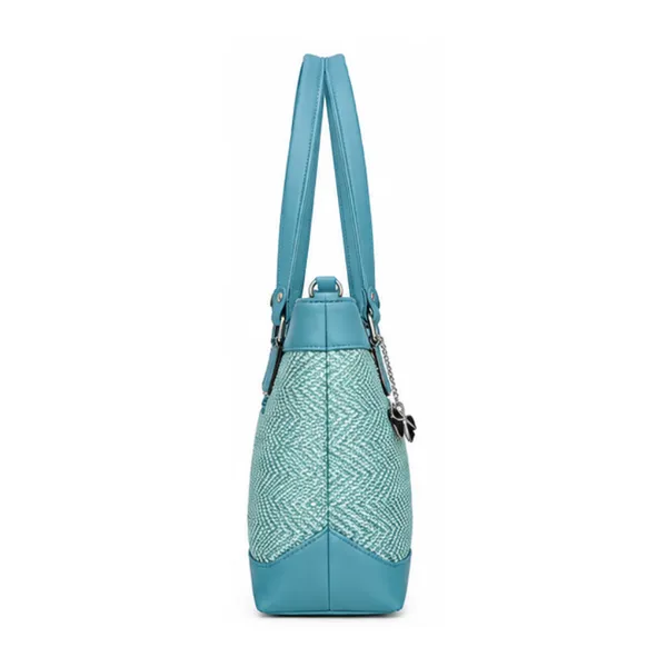 Blue_Textured_Tote_Bag_for_Women
