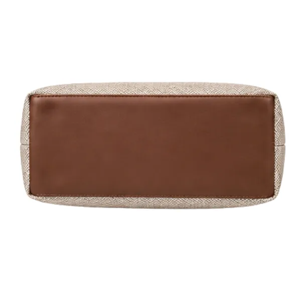 Beige_Textured_Structured_Tote_Bag_For_Women
