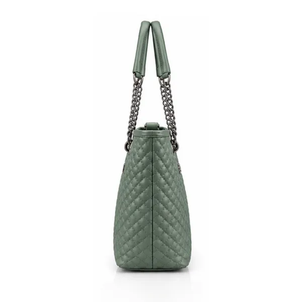 Green_Quilted_Tote_Handbag_for_Women