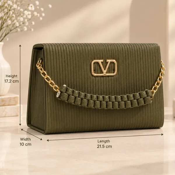 Olive_Textured_Crossbody_Shoulder_Bag_for_Women