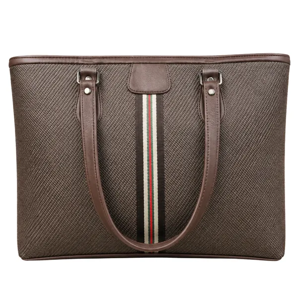 Brown_Textured_Structured_Tote_Bag_for_Women