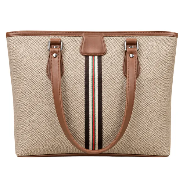 Beige_Textured_Structured_Tote_Bag_For_Women