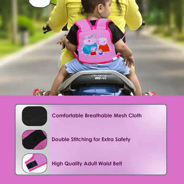 Pink_Polyester_Two_Wheeler_Safety_Belt_For_Kids_For_Baby