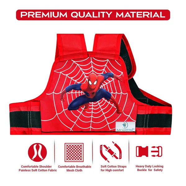 Red_Polyester_Two_Wheeler_Safety_Belt_For_Kids_For_Baby