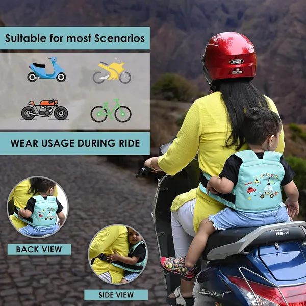 Blue_Polyester_Kids_Motorcycle_Safety_Harness_For_Baby