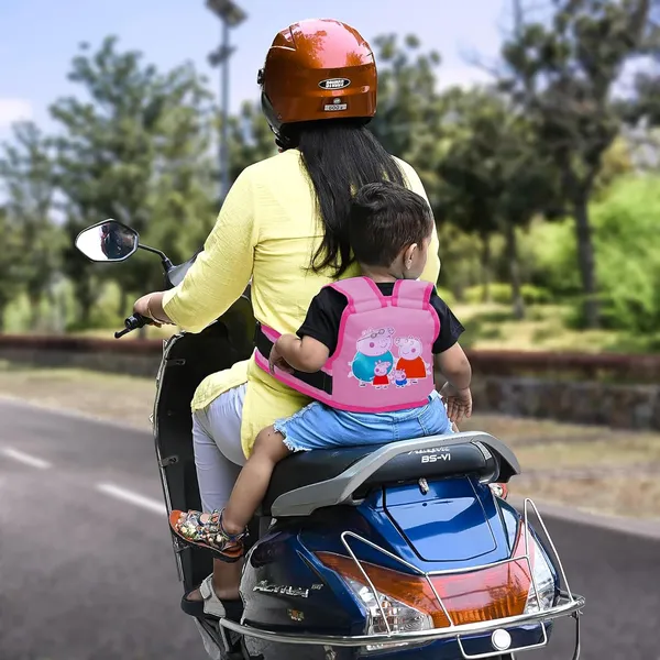 Pink_Polyester_Two_Wheeler_Safety_Belt_For_Kids_For_Baby