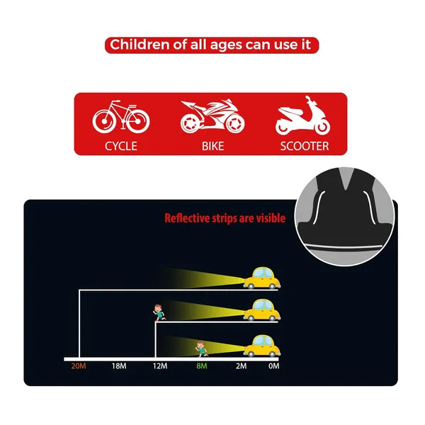 Red_Polyester_Kids_Safety_Belt_For_Two_Wheeler_With_Reflective_Strips_For_Baby