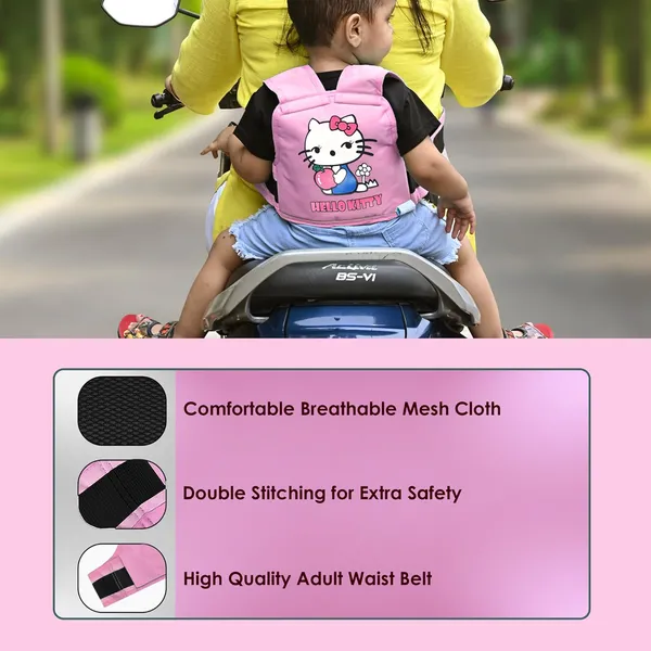 Pink_Polyester_Kids_Motorcycle_Safety_Harness_For_Baby