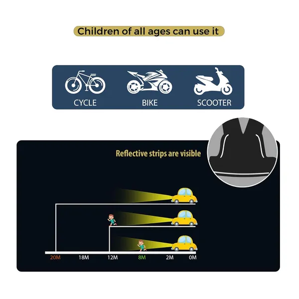 Green_Polyester_Kids_Motorcycle_Safety_Harness_For_Baby