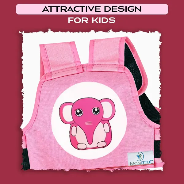 Pink_Polyester_Kids_Motorcycle_Safety_Harness_For_Baby