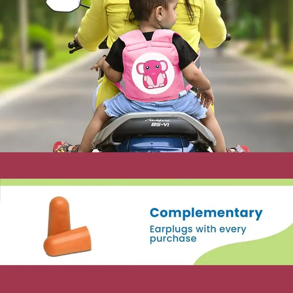 Pink_Polyester_Kids_Motorcycle_Safety_Harness_For_Baby