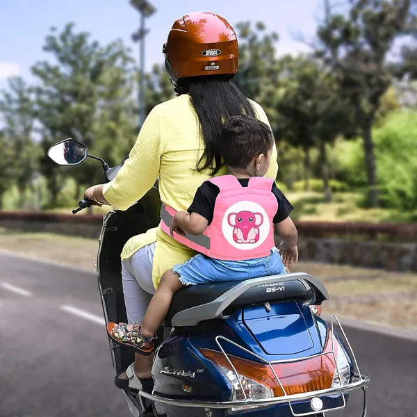 Pink_Polyester_Kids_Motorcycle_Safety_Harness_For_Baby