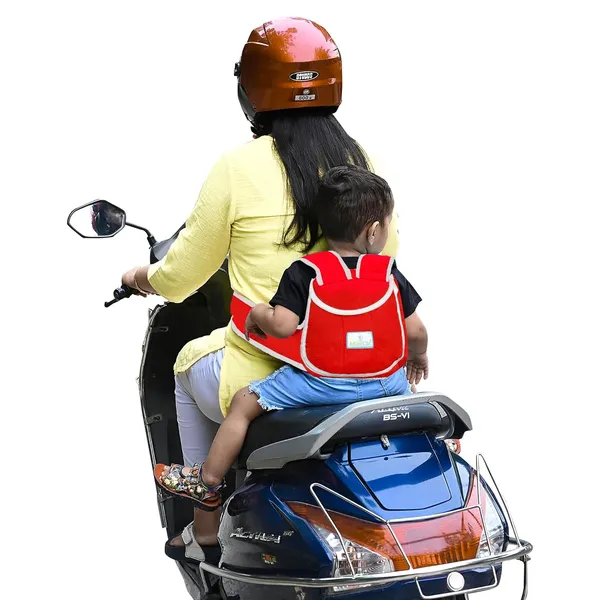 Red_Polyester_Two_Wheeler_Safety_Belt_For_Kids_For_Baby