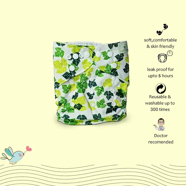 Green_Plastic_Cloth_Diaper_With_Insert_For_Baby