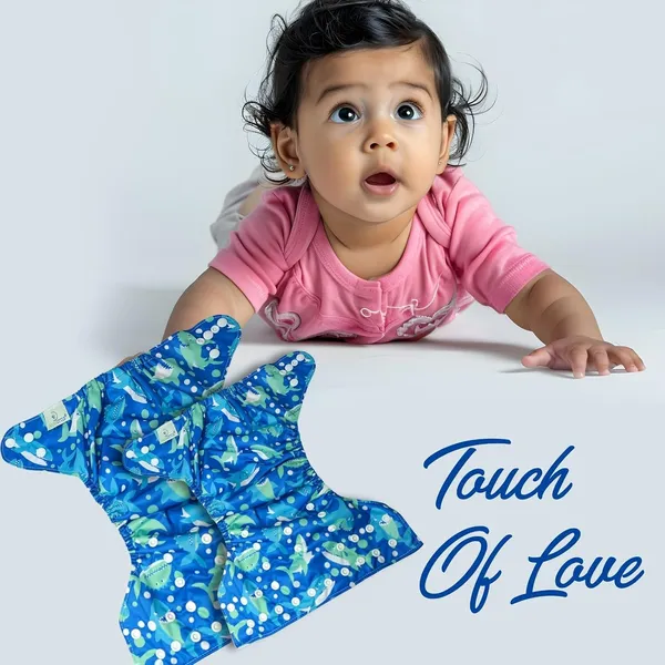 Green_Cotton,_Plastic_Cotton_Cloth_Diaper_With_Organic_Insert_For_Home