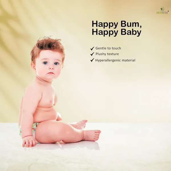 Green_Cotton,_Plastic_Cotton_Cloth_Diaper_With_Organic_Insert_For_Home