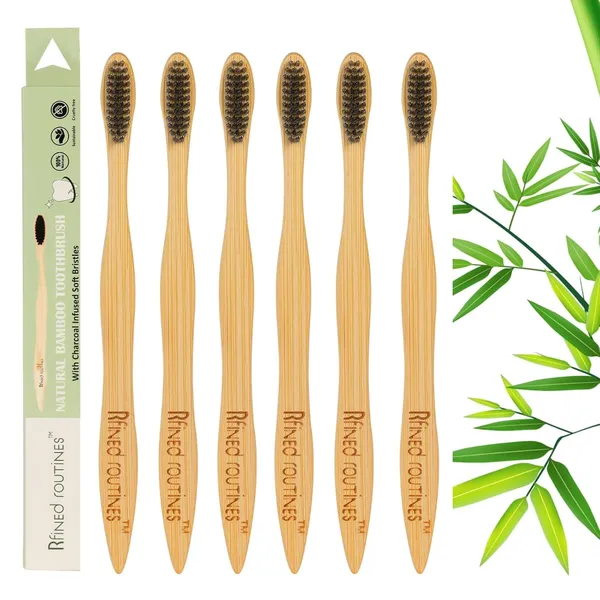 Offwhite_Bamboo_Toothbrush_With_Charcoal_Bristles_For_Oral_Care_Pack_Of_6