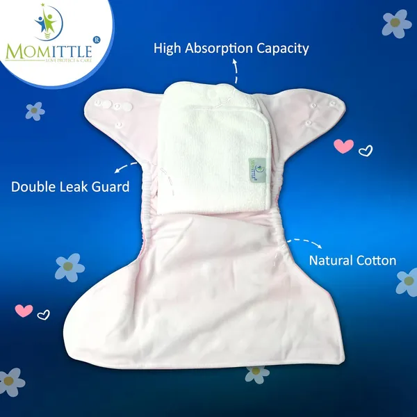 Pink_Plastic_Cotton_Cloth_Diaper_With_Insert_For_Baby