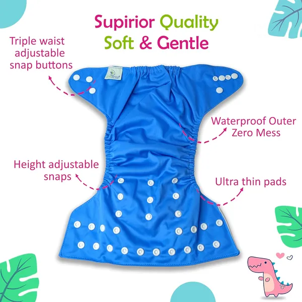 Blue_Cotton_Cloth_Diaper_With_Booster_Insert_For_Baby