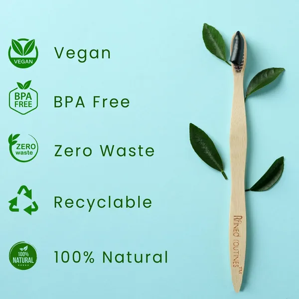 Offwhite_Bamboo_Toothbrush_With_Charcoal_Bristles_For_Oral_Care